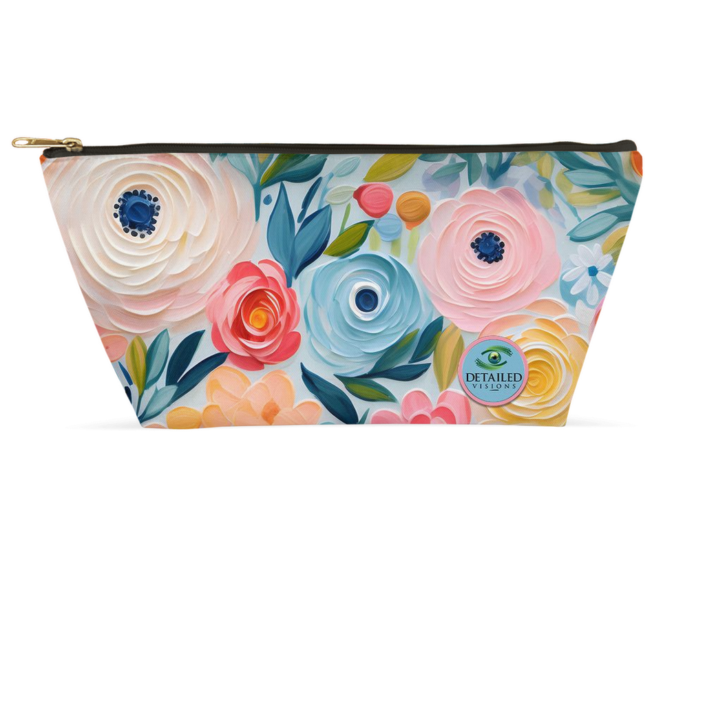 Painted Flower T-Bottom Bag