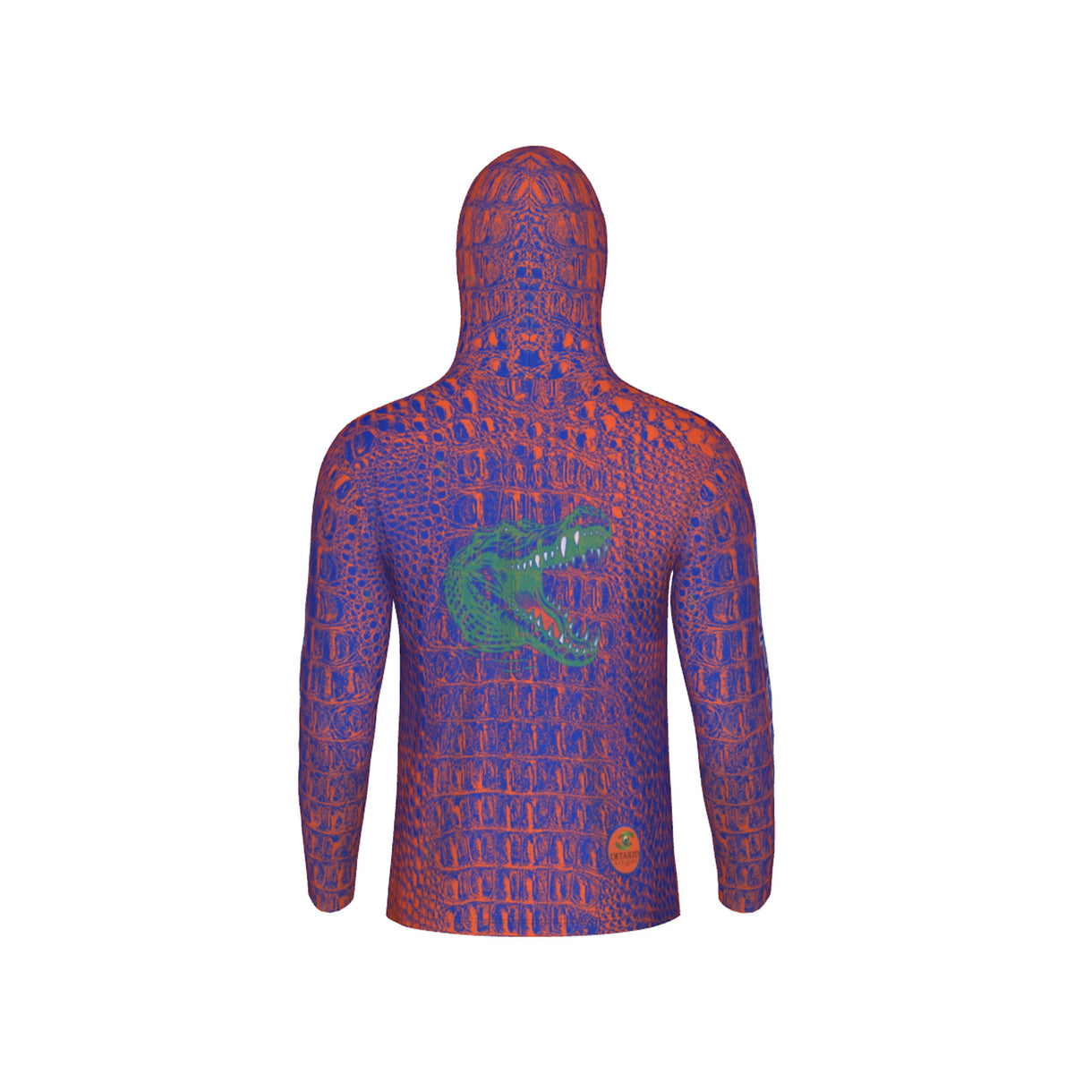 Blue and Orange Gators Unisex Performance UPF+50 Hoodie