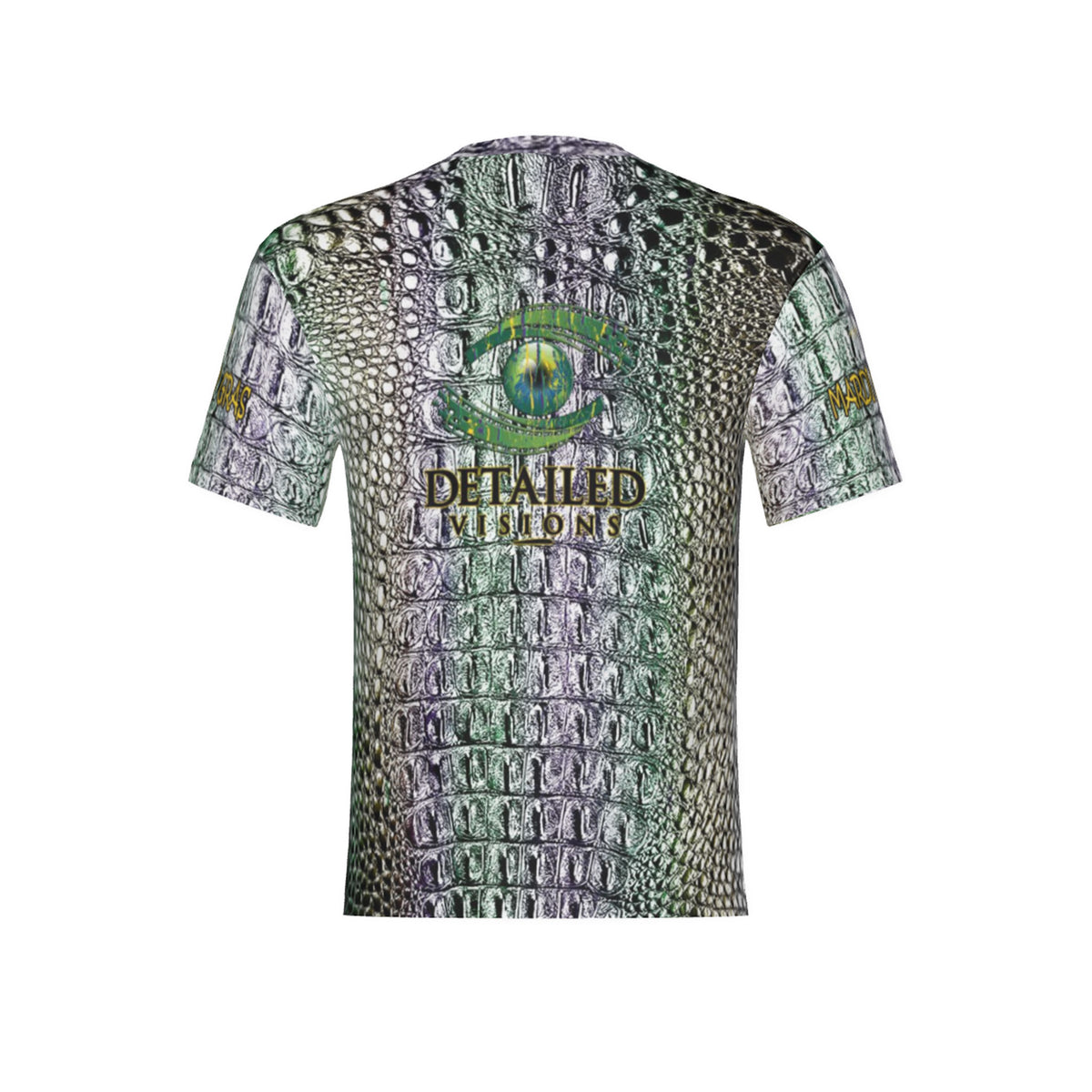 Men Mardi Gras Gators Performance UPF+50 Short Sleeve Shirt