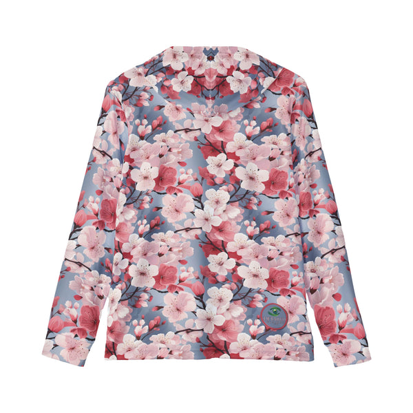 Women Cherry Blossom Performance UPF+50 Hoodie