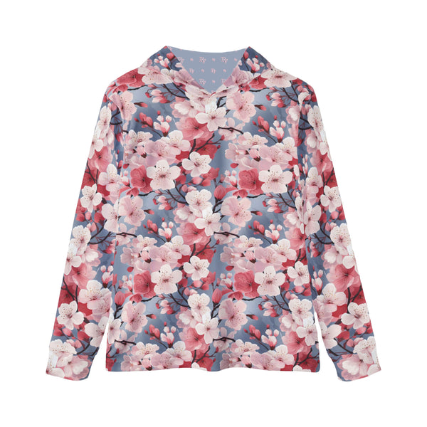 Women Cherry Blossom Performance UPF+50 Hoodie