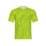 Men Safety Green Tree Bark Camo Performance UPF+50 Short Sleeve Shirt