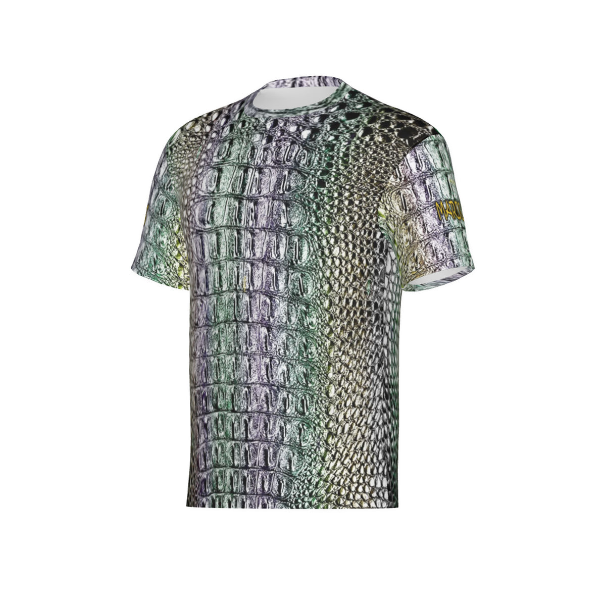 Men Mardi Gras Gators Performance UPF+50 Short Sleeve Shirt