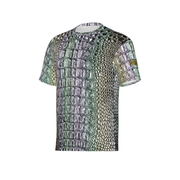 Men Mardi Gras Gators Performance UPF+50 Short Sleeve Shirt