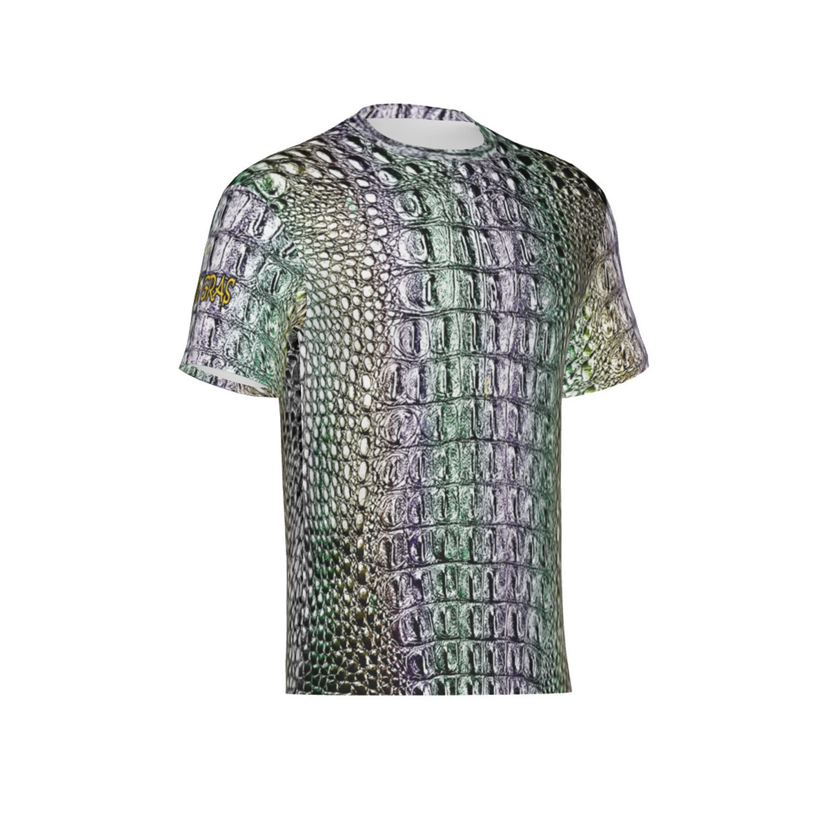 Men Mardi Gras Gators Performance UPF+50 Short Sleeve Shirt