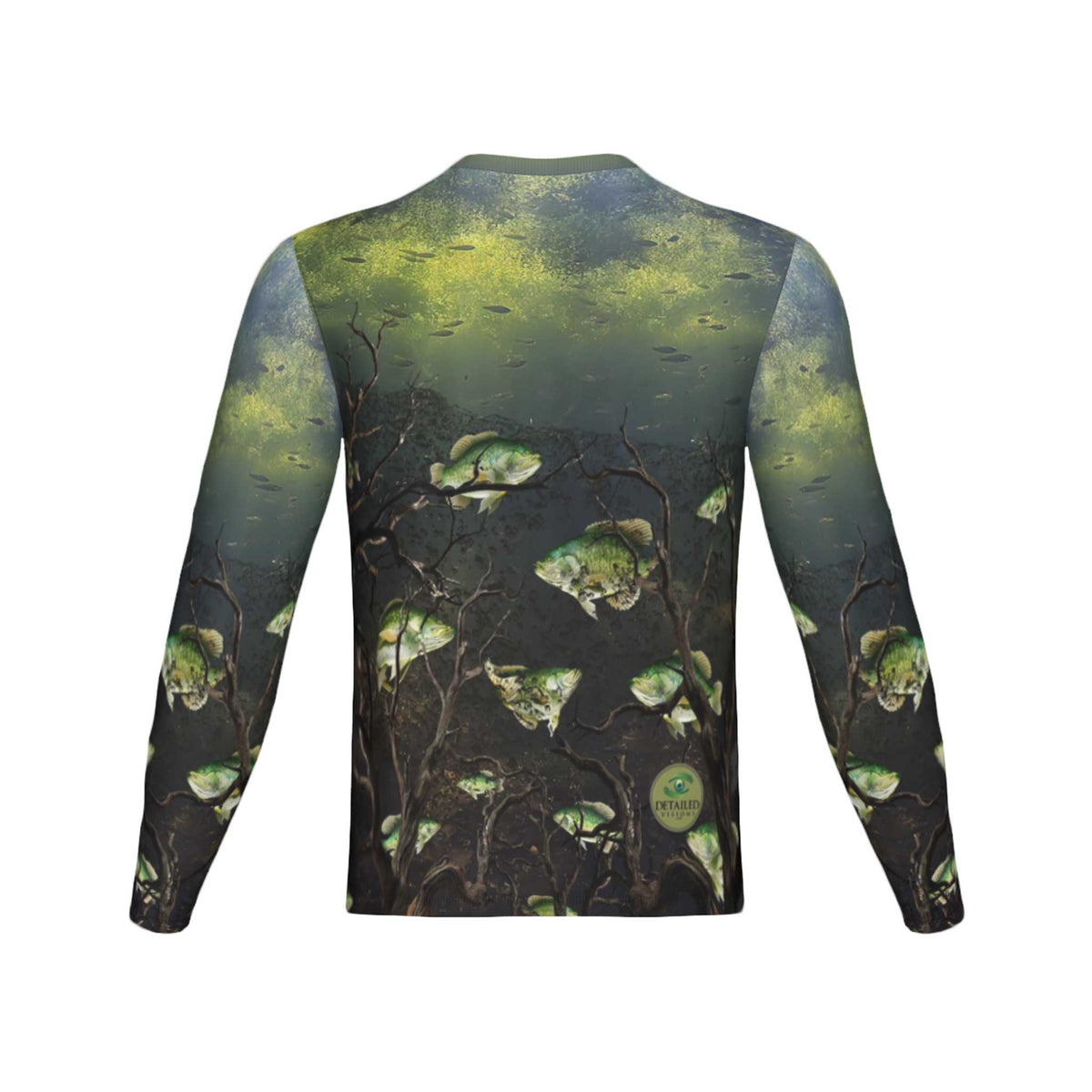 Men Crappie Performance UPF+50 Long Sleeve Shirt