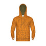 Blaze Orange Tree Bark Camo Unisex Hoodie